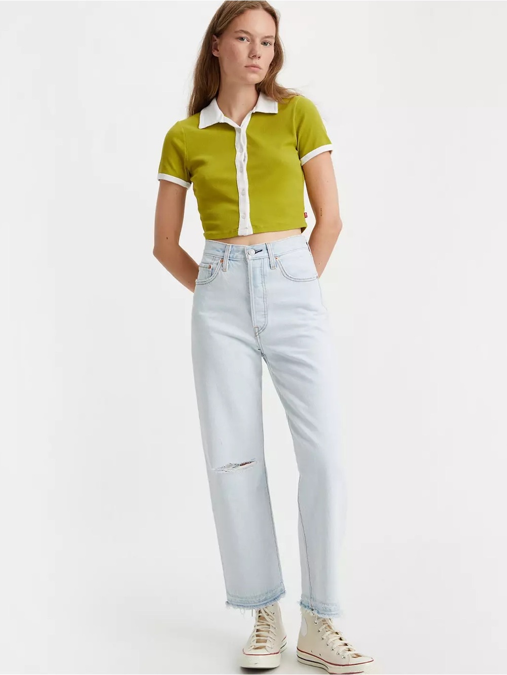 Levi’s Ribcage Straight Ankle Women’s Jeans - Light Wash